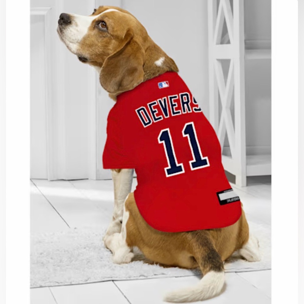 MLB Red Dog Jersey with Devers 11